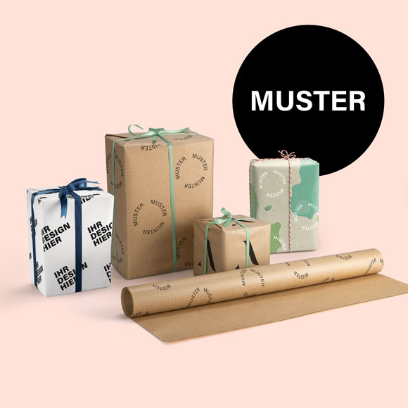 Muster Geschenkpapier individuell