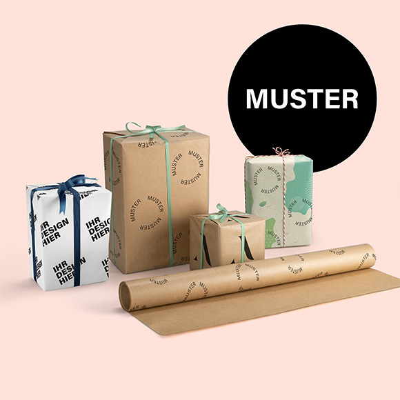Muster Geschenkpapier individuell