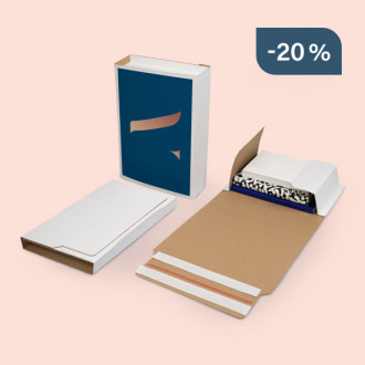 Universalversandverpackung für Bücher und Kleidung