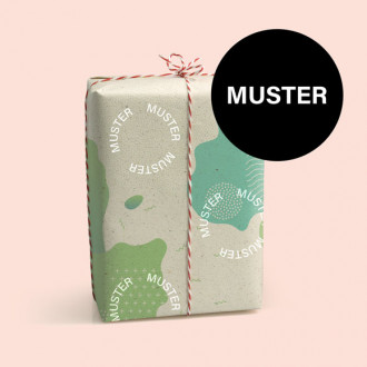  Muster Grasgeschenkpapier mit Zusatzfarbe Weiß individuell