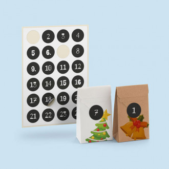 Zahlen für Adventskalender