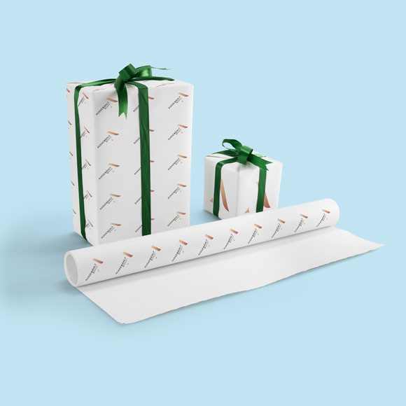 Geschenkpapier auf Rolle