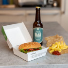 Plastikfreie Burger Verpackungen individuell bedrucken